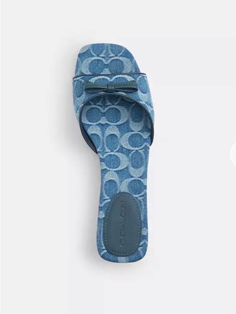 Coach Bow Kitten Heel Sandal - Picture 2 of 7